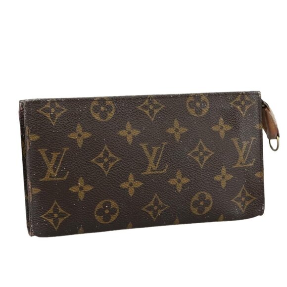 LOUIS VUITTON Monogram Bucket GM Pouch Accessory Pouch LV Auth - Picture 1 of 15